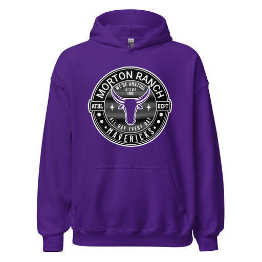 Morton Ranch High School Mavericks Purple Classic Unisex Hoodie 224