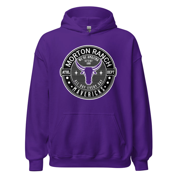 Morton Ranch High School Mavericks Purple Classic Unisex Hoodie 224