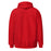 Back view of Duncanville High School Panthers Red Classic Unisex Hoodie 218