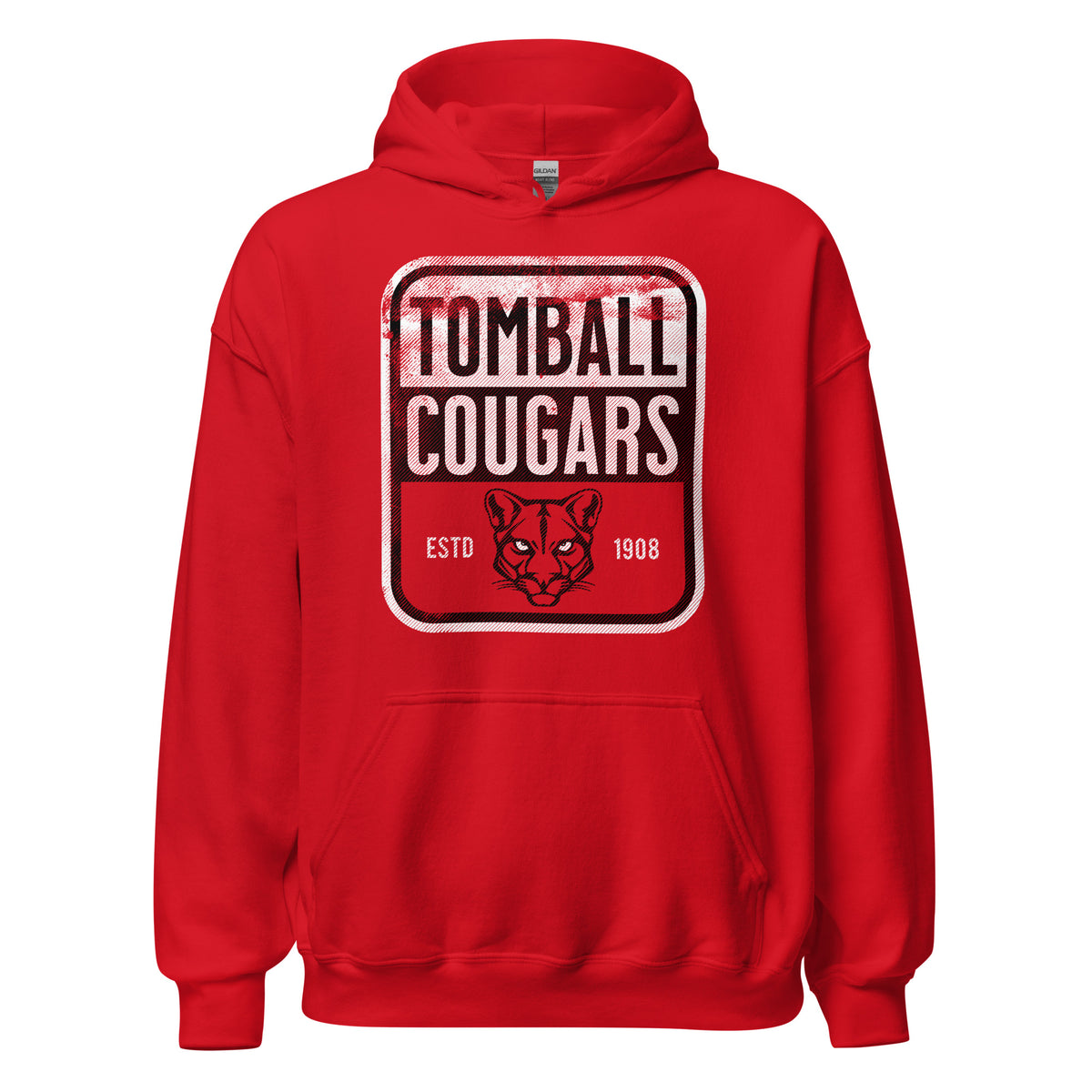 Tomball High School Cougars Red Classic Unisex Hoodie 01 — District 63 ...