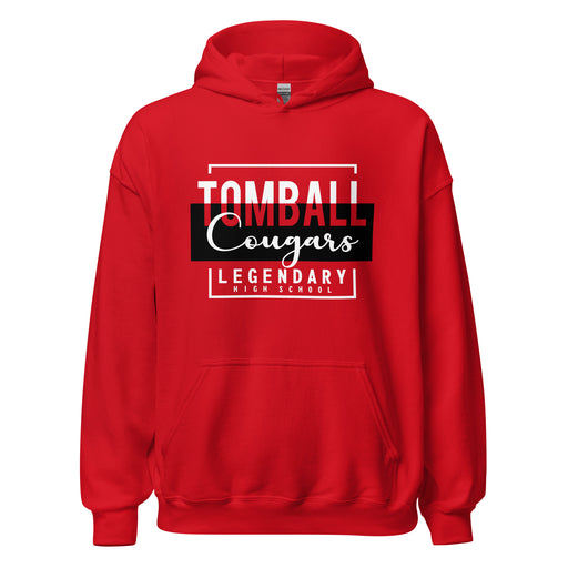 Tomball High School Cougars Red Classic Unisex Hoodie 05