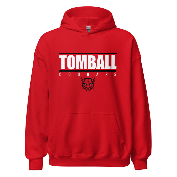 Tomball High School Cougars Red Classic Unisex Hoodie 07