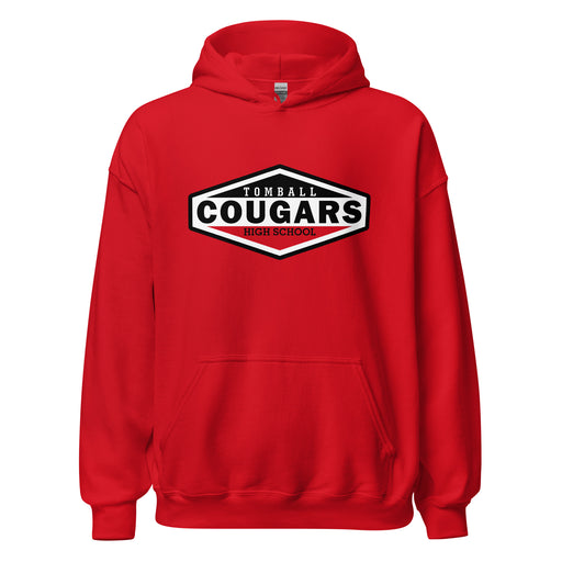 Tomball High School Cougars Red Classic Unisex Hoodie 09