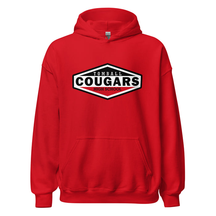 Tomball High School Cougars Red Classic Unisex Hoodie 09