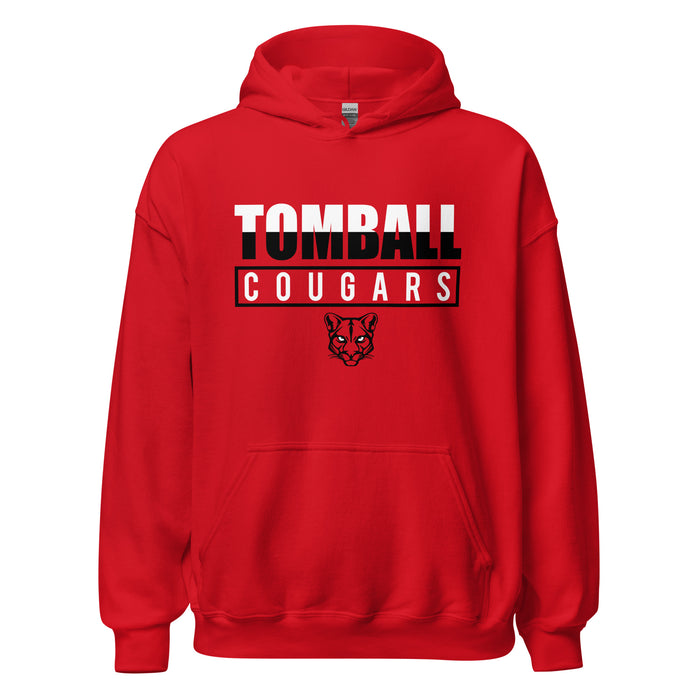 Tomball High School Cougars Red Classic Unisex Hoodie 29