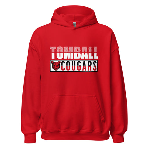 Tomball High School Cougars Red Classic Unisex Hoodie 31