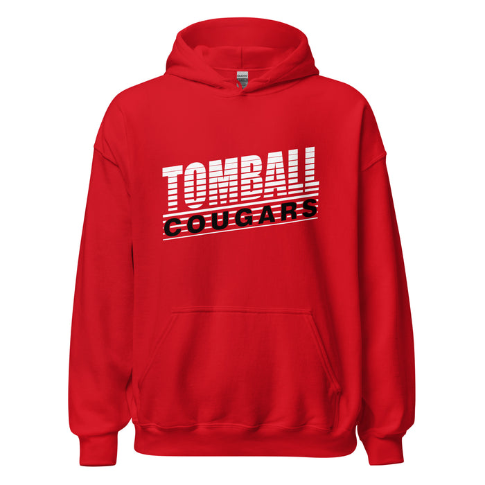 Tomball High School Cougars Red Classic Unisex Hoodie 32