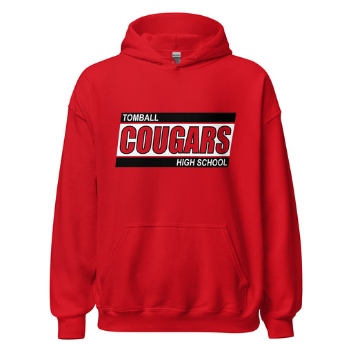 Tomball High School Cougars Red Classic Unisex Hoodie 72