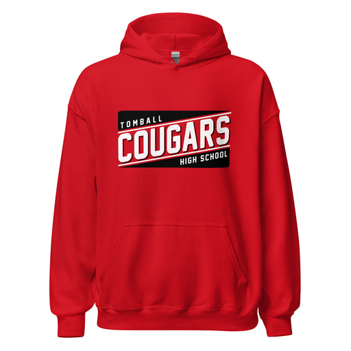 Tomball High School Cougars Red Classic Unisex Hoodie 84