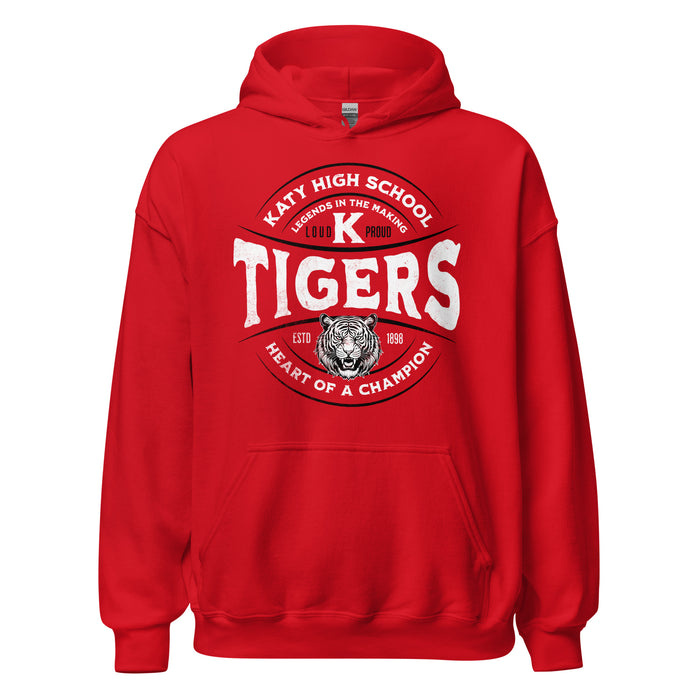 Katy High School Tigers Red Classic Unisex Hoodie 202