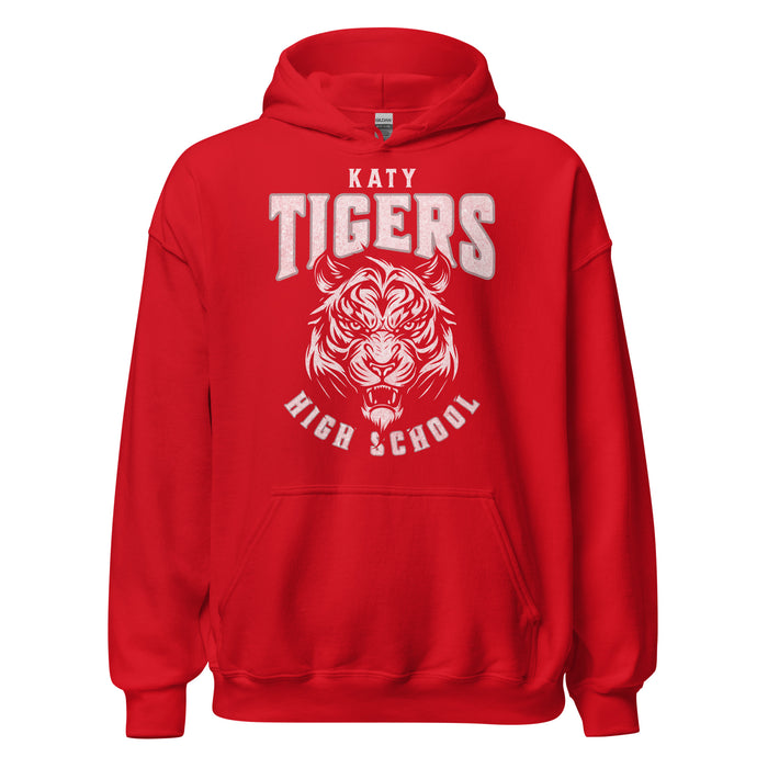 Katy High School Tigers Red Classic Unisex Hoodie 206