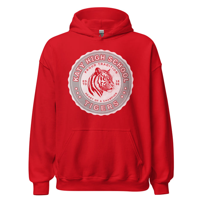 Katy High School Tigers Red Classic Unisex Hoodie 209