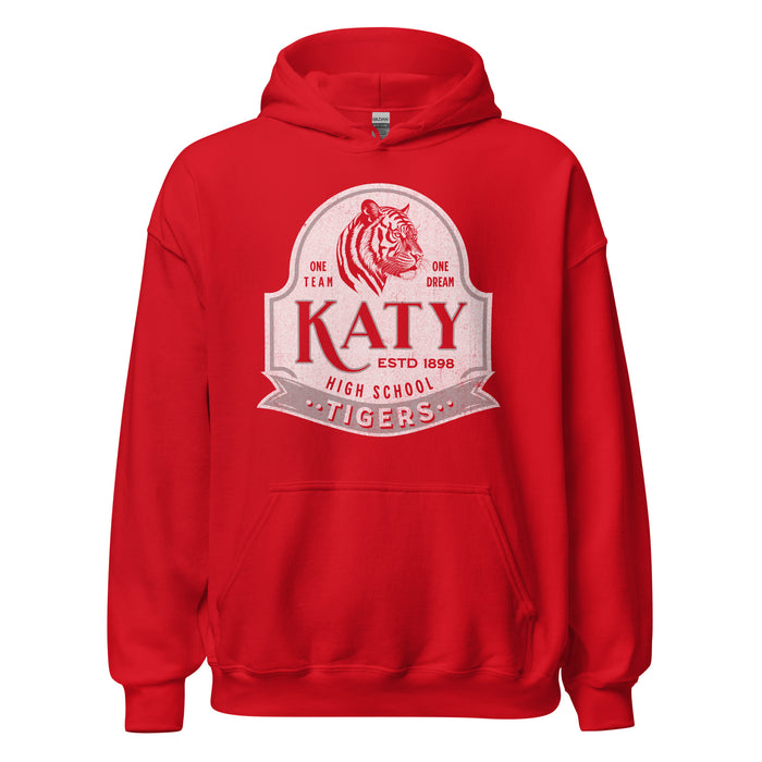 Katy High School Tigers Red Classic Unisex Hoodie 212