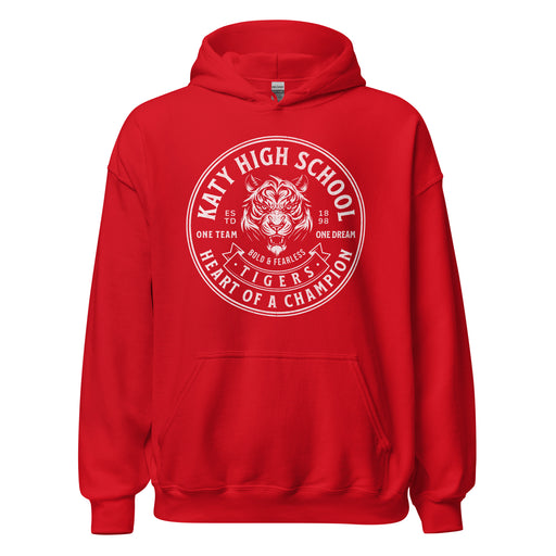 Katy High School Tigers Red Classic Unisex Hoodie 214