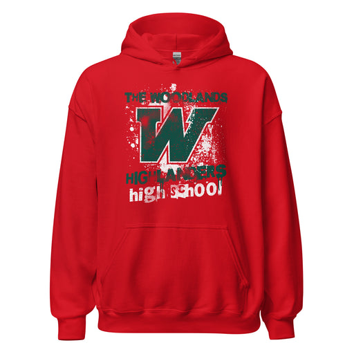 The Woodlands High School Highlanders Red Classic Unisex Hoodie 204