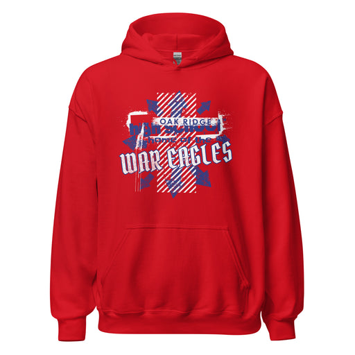 Oak Ridge High School War Eagles Red Classic Unisex Hoodie 214