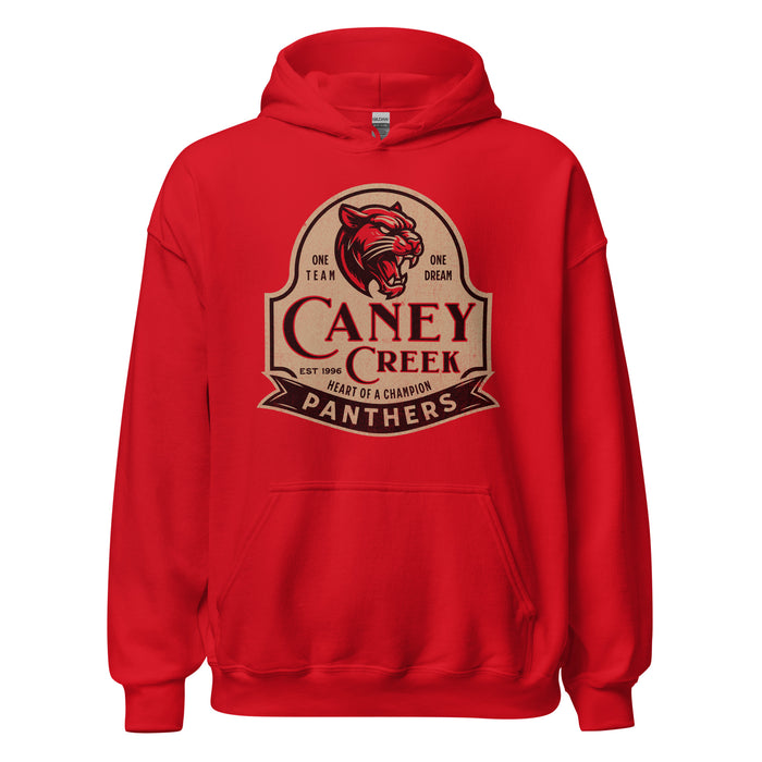 Caney Creek High School Panthers Red Classic Unisex Hoodie 219