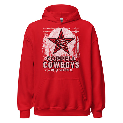 Coppell High School Cowboys Red Classic Unisex Hoodie 202