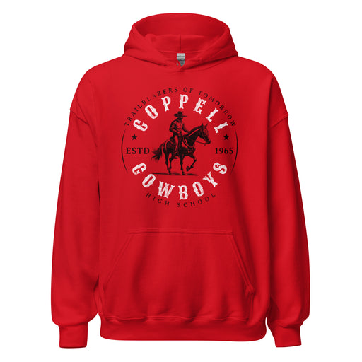 Coppell High School Cowboys Red Classic Unisex Hoodie 214