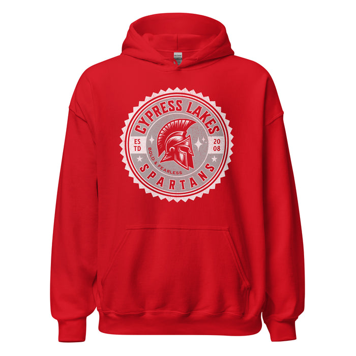 Cypress Lakes High School Red Classic Unisex Hoodie 203