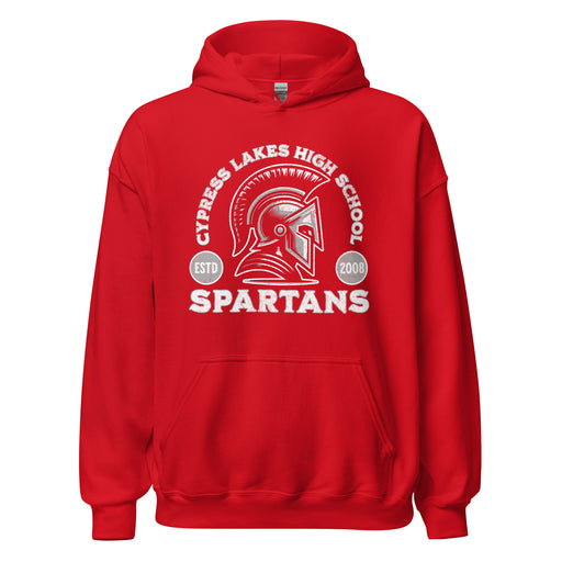 Cypress Lakes High School Red Classic Unisex Hoodie 208