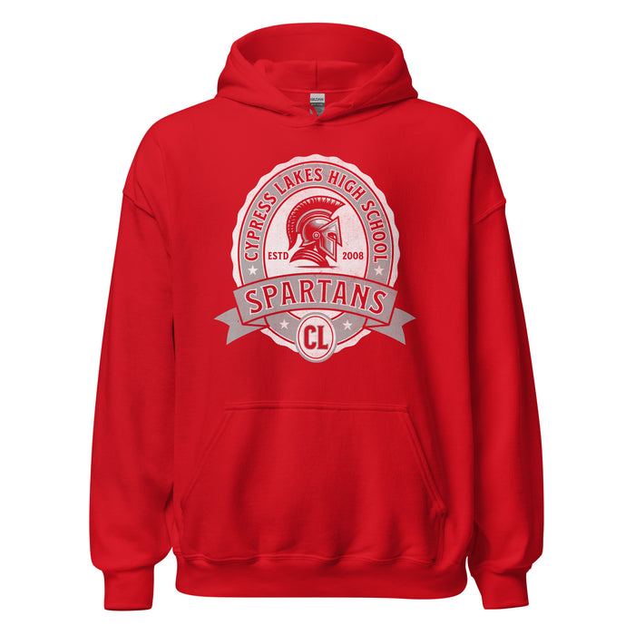 Cypress Lakes High School Red Classic Unisex Hoodie 212