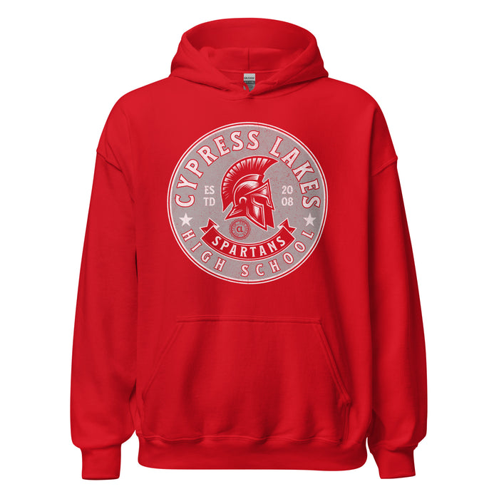 Cypress Lakes High School Red Classic Unisex Hoodie 215