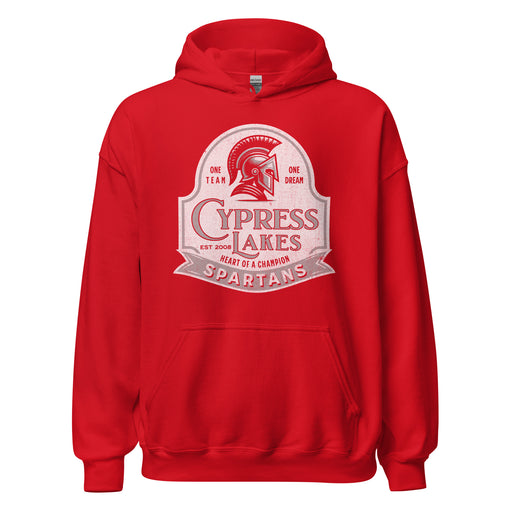 Cypress Lakes High School Red Classic Unisex Hoodie 219