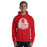 Man wearing Cypress Lakes High School Red Classic Unisex Hoodie 219