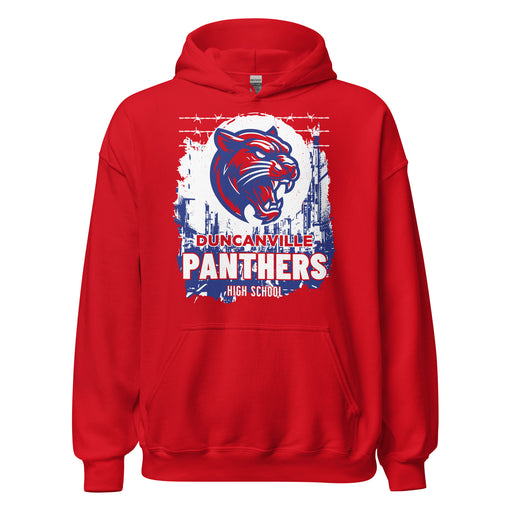 Duncanville High School Panthers Red Classic Unisex Hoodie 202