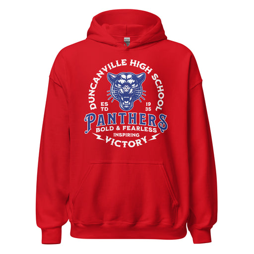 Duncanville High School Panthers Red Classic Unisex Hoodie 206