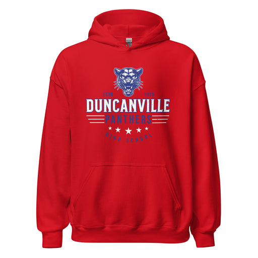 Duncanville High School Panthers Red Classic Unisex Hoodie 217