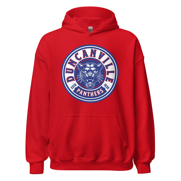 Duncanville High School Panthers Red Classic Unisex Hoodie 218