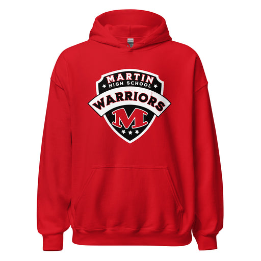 Martin High School Warriors Red Classic Unisex Hoodie 221