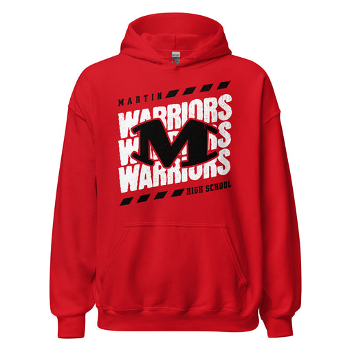 Martin High School Warriors Red Classic Unisex Hoodie 223