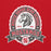 Close-up view of North Shore High School Mustangs Red Classic Unisex Hoodie 212