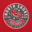 Close-up view of North Shore High School Mustangs Red Classic Unisex Hoodie 215