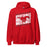 North Shore High School Mustangs Red Classic Unisex Hoodie 223