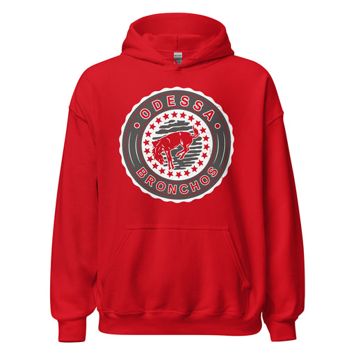 Odessa High School Bronchos Red Classic Unisex Hoodie 216