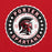 Close-up view of Porter High School Spartans Red Classic Unisex Hoodie 216