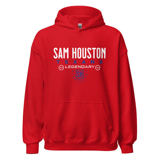 Sam Houston High School Texans Red Classic Unisex Hoodie 003