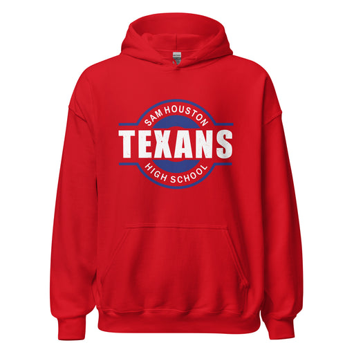 Sam Houston High School Texans Red Classic Unisex Hoodie 011