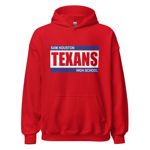 Sam Houston High School Texans Red Classic Unisex Hoodie 098