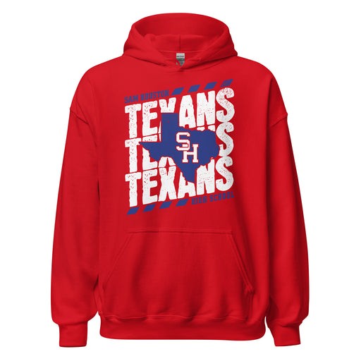 Sam Houston High School Texans Red Classic Unisex Hoodie 223