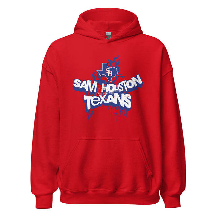 Sam Houston High School Texans Red Classic Unisex Hoodie 226