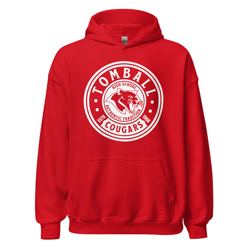 Tomball High School Cougars Red Classic Unisex Hoodie 220