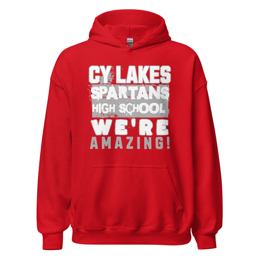 Cypress Lakes High School Spartans Red Classic Unisex Hoodie 231