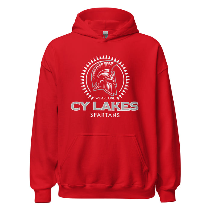 Cypress Lakes High School Spartans Red Classic Unisex Hoodie 226