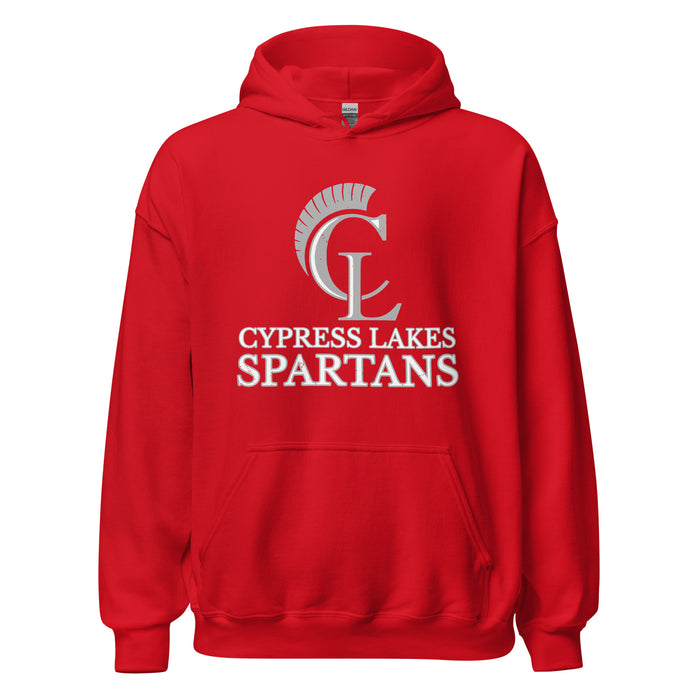 Cypress Lakes High School Spartans Red Classic Unisex Hoodie 233