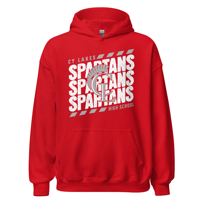 Cypress Lakes High School Spartans Red Classic Unisex Hoodie 223